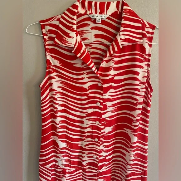 CAbi dress red white - Picture 5 of 11